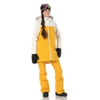 Burton Women's Prowess Jacket 2.0 - Stout White / Goldenrod