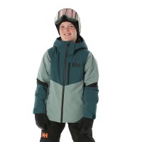 Helly Hansen Juniors' Elevate Ski Jacket - Dark Creek