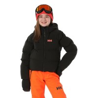 Helly Hansen Juniors' Nora Short Puffy Ski Jacket - Black (990)