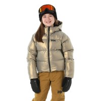 Helly Hansen Juniors' Nora Short Puffy Ski Jacket - Lynx