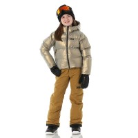 Helly Hansen Juniors' Nora Short Puffy Ski Jacket - Lynx