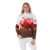 Krimson Klover Women's Wind River 1/4 Zip Top - Pecan