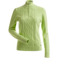 Nils Women's Alpenglow 1/4 Zip Sweater - Matcha