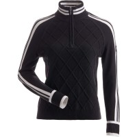 Nils Women's Black Diamond 1/4 Zip Sweater - Black