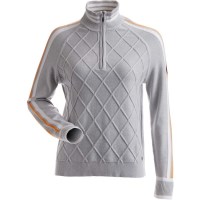 Nils Women's Black Diamond 1/4 Zip Sweater - Silver