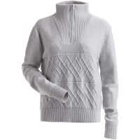 Nils Women's Blue Bird 1/4 Zip Sweater - Silver