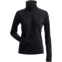 Nils Women's Hollister 1/4 Zip T Neck - Black