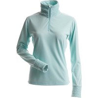 Nils Women's Hollister 1/4 Zip T Neck - Mint