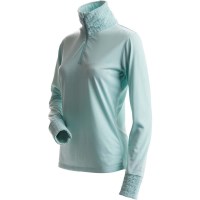 Nils Women's Hollister 1/4 Zip T Neck - Mint