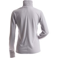 Nils Women's Hollister 1/4 Zip T Neck - Silver