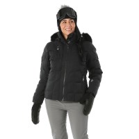 Nils Women's Megeve Faux Fur Jacket - Black