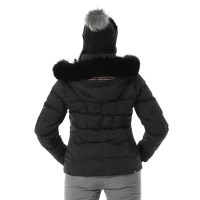 Nils Women's Megeve Faux Fur Jacket - Black