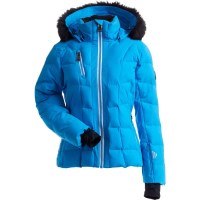 Nils Women's Megeve Faux Fur Jacket - Ocean