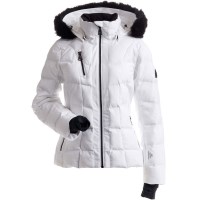 Nils Women's Megeve Faux Fur Jacket - White