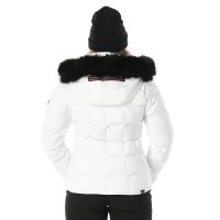 Nils Women's Megeve Faux Fur Jacket - White