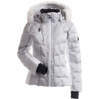 Nils Women's Megeve SP Faux Fur Jacket - Silver / White