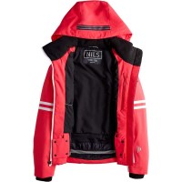 Nils Women's Meribel Jacket - Poppy / White