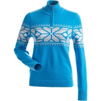 Nils Women's Thredbo 1/4 Zip Sweater - Ocean