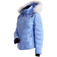 Nils Women's Tyrol Faux Fur Jacket - Cornflower