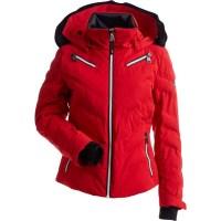 Nils Women's Tyrol Faux Fur Jacket - Red