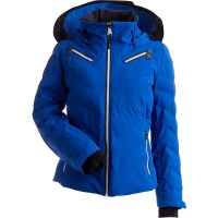 Nils Women's Tyrol Faux Fur Jacket - Royal Blue