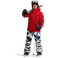 Obermeyer Teen Gent's Jacket - Red Rapid