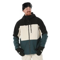 O'Neill Men's Carbonite Snow Jacket - Alma Steel Colour Block