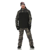 O'Neill Men's Duotone 3 In 1 Snow Jacket - Black Night Camo