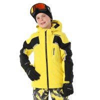 Spyder Boy's Leader Jacket - Acid Yellow