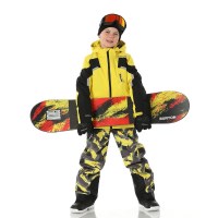 Spyder Boy's Leader Jacket - Acid Yellow