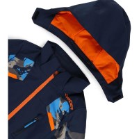 Spyder Boy's Leader Jacket - Camouflage Aether Blue