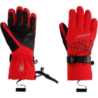 Spyder Boy's Overweb Gloves - Spyder Red