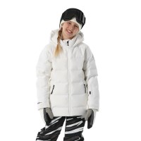 Spyder Girl's Zadie Synthetic Down Jacket - White