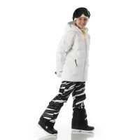 Spyder Girl's Zadie Synthetic Down Jacket - White