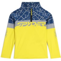 Spyder Little Boy's Bug 1/2 Zip - Acid Yellow