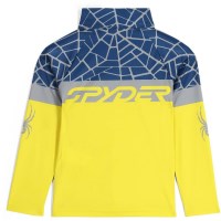 Spyder Little Boy's Bug 1/2 Zip - Acid Yellow