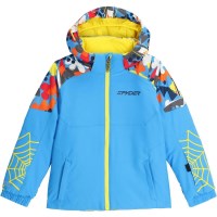 Spyder Toddler Challenger Jacket - Yeti Camo Aether Blue