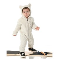 The North Face Baby Campshire One-Piece - White Dune / Sparkle