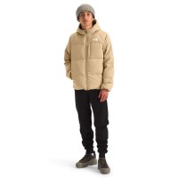 The North Face Boys' North Down Hooded Jacket - Khaki Stone