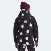 The North Face Girls' Freedom Insulated Jacket - TNF Black Winter Flowers Print