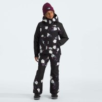 The North Face Girls' Freedom Insulated Jacket - TNF Black Winter Flowers Print