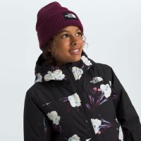 The North Face Girls' Freedom Insulated Jacket - TNF Black Winter Flowers Print