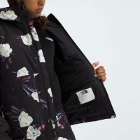 The North Face Girls' Freedom Insulated Jacket - TNF Black Winter Flowers Print