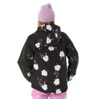 The North Face Girls' Freedom Insulated Jacket - TNF Black Winter Flowers Print