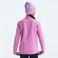 The North Face Teen Glacier 1/4 Zip Pullover - Dragonfruit