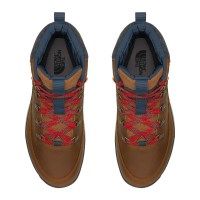 The North Face Men's Bergen Leather WP - Timber Tan / TNF Red