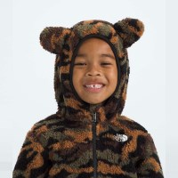 The North Face Kids' Campshire Full Zip Hoodie - TNF Black TNF Camo Small Print