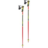 Leki Junior WCR Lite SL 3D Race Ski Poles - Red