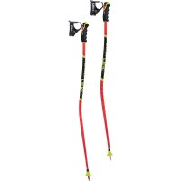 Leki Junior WCR Lite GS 3D Race Ski Poles - Red