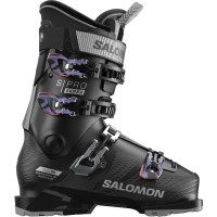 Salomon S/Pro Supra 80 GW Ski Boots - Black / Silver Met / Sweet Lavender